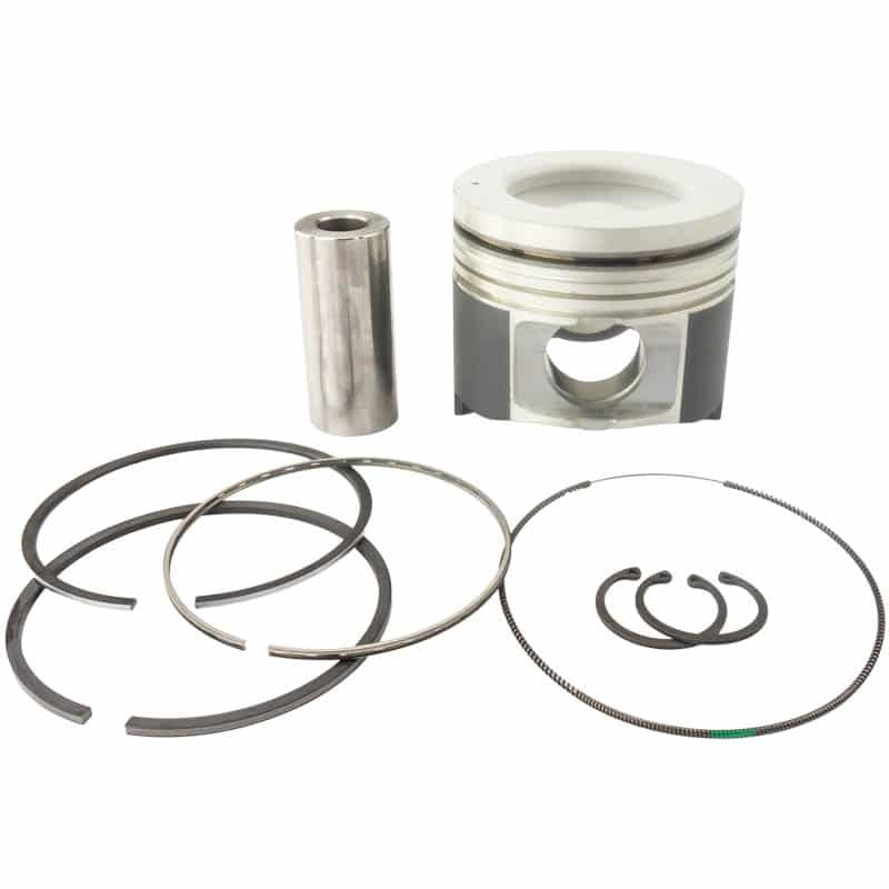 Industrial Injection 89-93 Dodge 4BT Mahle Piston .040 Oversized w/ Rings / Wristpins / Clips Piston Sets - Cast - 6cyl Industrial Injection