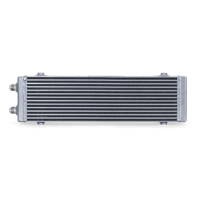 Mishimoto Universal Large Bar and Plate Dual Pass Silver Oil Cooler Oil Coolers Mishimoto