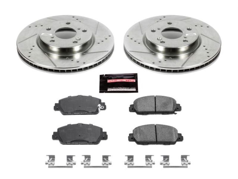 Power Stop 13-19 Honda Accord Front Z23 Evolution Sport Brake Kit Brake Kits - Performance D&S PowerStop