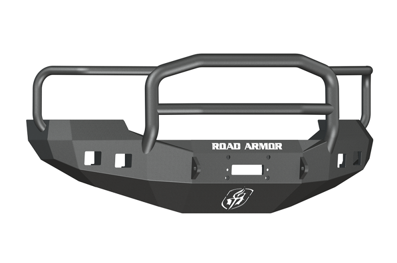Road Armor 05-07 Ford F-250 Stealth Front Winch Bumper w/Lonestar Guard - Tex Blk Bumpers - Steel Road Armor