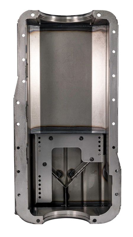 Moroso Ford 351W (w/Front Sump & Billet End Seals) Road Race Baffled Wet Sump 7qt 8in Steel Oil Pan Oil Pans Moroso