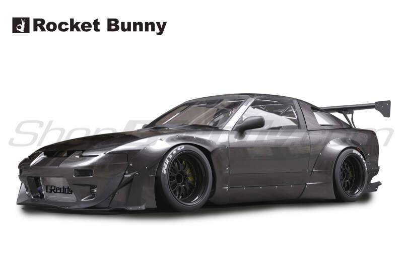 GReddy 89-93 Nissan 240SX Full Rocket Bunny 180/240SX Wide Body Aero Kit w/ Wing Body Kits GReddy