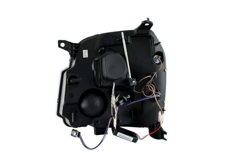 ANZO 2007-2014 GMC Yukon Projector Headlights w/ Halo Chrome (CCFL) Headlights ANZO