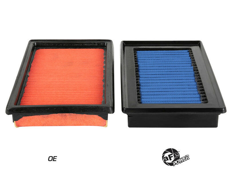 aFe MagnumFLOW OE Replacement Air Filter w/ Pro 5R Media (Pair) 14-19 Infiniti Q50 V6-3.5L/3.7L Air Filters - Drop In aFe