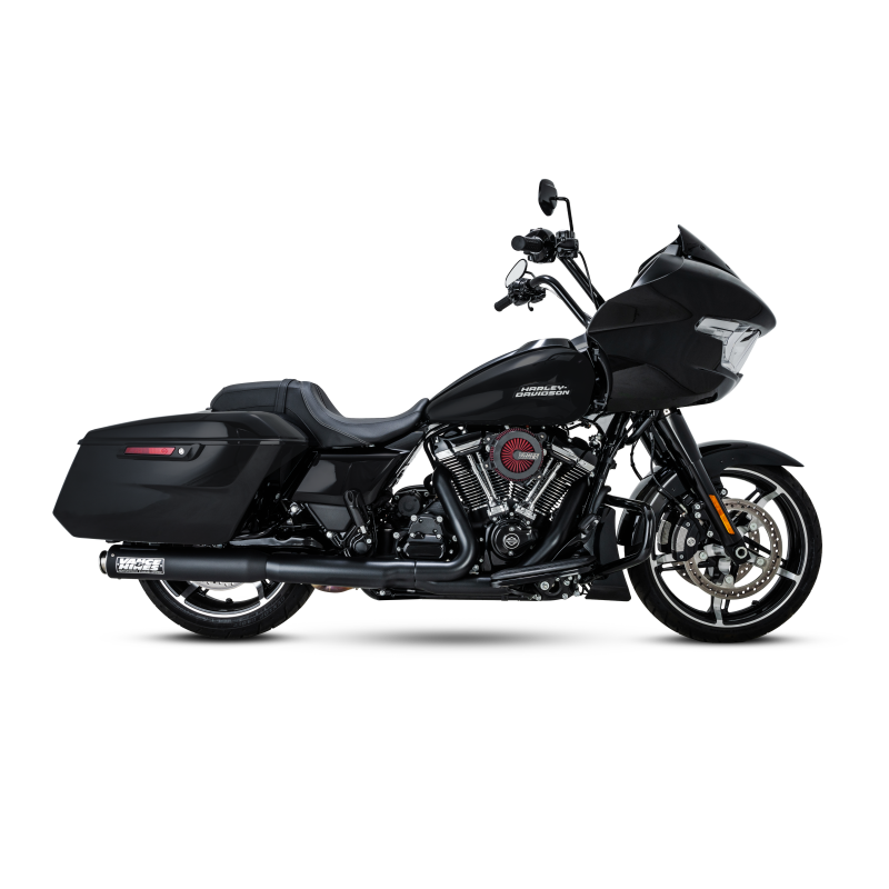 Vance & Hines 17-24 Harley-Davidson Touring Supersport Slip-On - Black Powersports Exhausts Vance and Hines