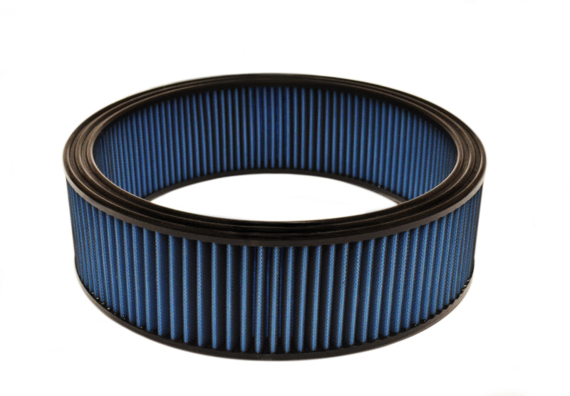 Injen NanoWeb Dry Air Filter 14in Round x 4in Tall - 1in Pleats Air Filters - Drop In Injen