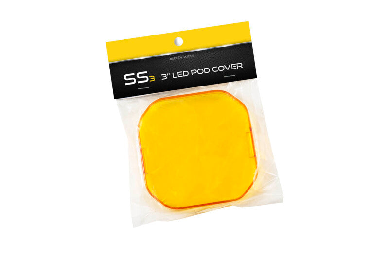 Diode Dynamics SS3 LED Pod Cover Standard - Yellow Light Accessories and Wiring Diode Dynamics