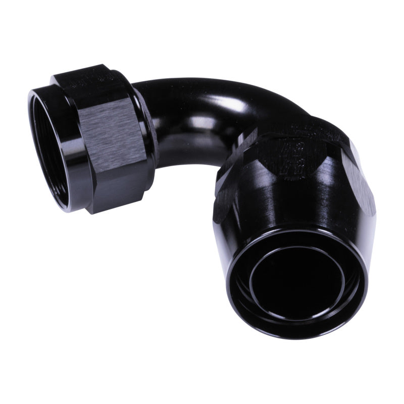 Russell 20AN ProClassic 120 Degree Hose End - Black Fittings Russell