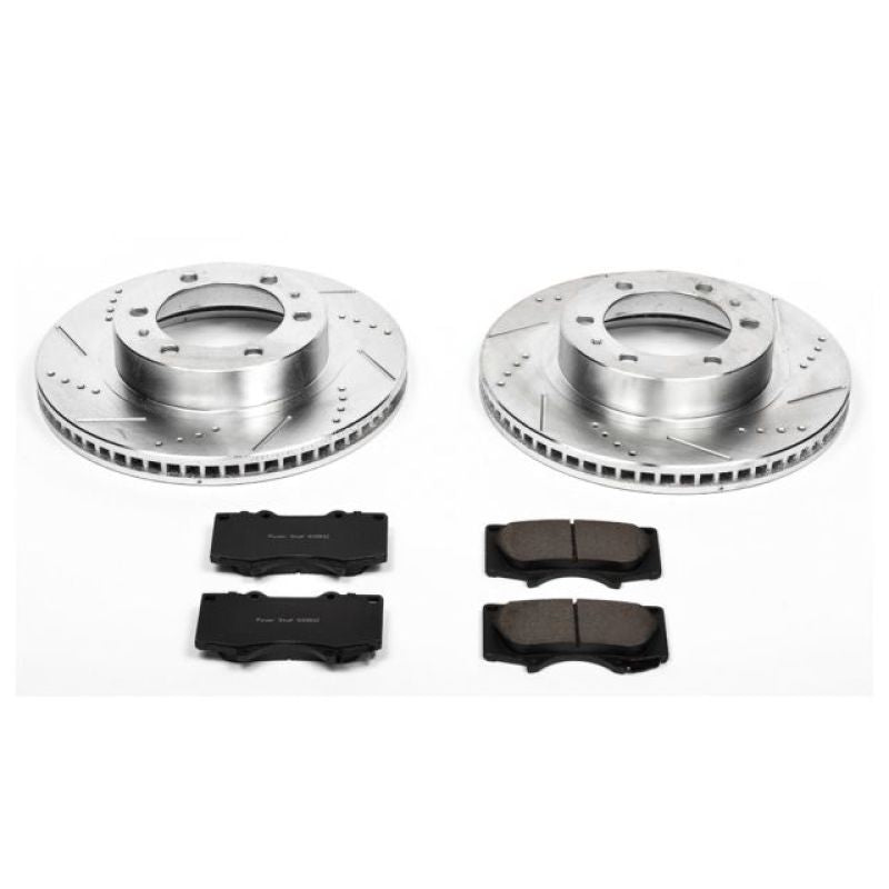 Power Stop 03-09 Toyota 4Runner Front Z23 Evolution Sport Brake Kit Brake Kits - Performance D&S PowerStop