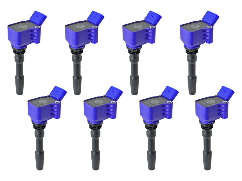 aFe 13-18 Audi S8 / 14-17 Audi RS7 Scorcher High-Performance Ignition Coil (8 Pack) In-Line Modules aFe