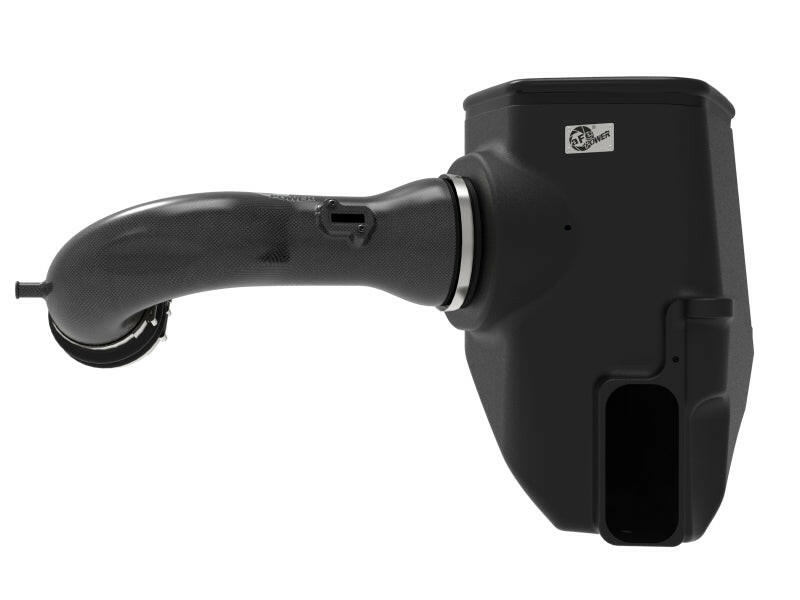 aFe 19-20 GM Trucks 5.3L/6.2L Track Series Carbon Fiber Cold Air Intake System With Pro 5R Filters Cold Air Intakes aFe