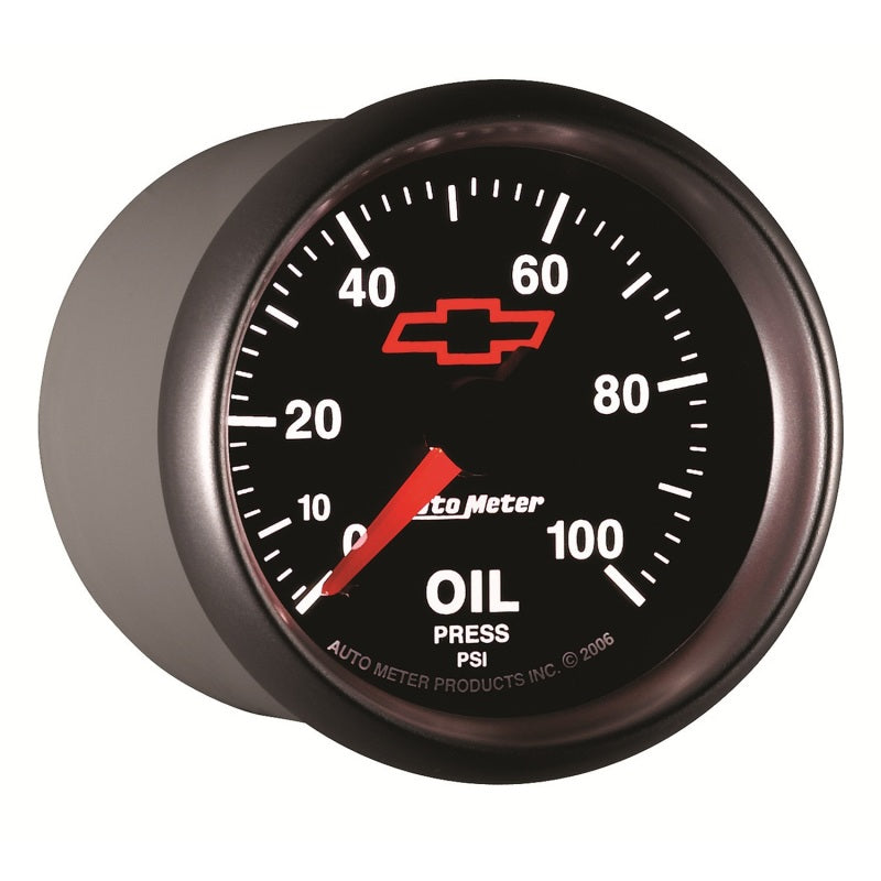 Autometer Sport-Comp II GM 52mm 0-100 PSI Mechanical Oil Pressure Gauge Gauges AutoMeter