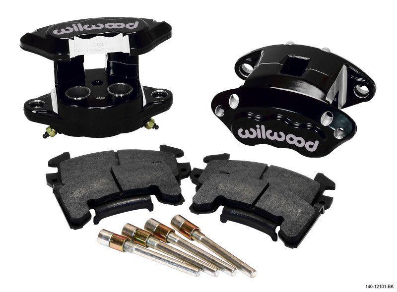 Wilwood D154 Rear Caliper Kit - Black 1.12 / 1.12in Piston 1.04in Rotor Big Brake Kits Wilwood