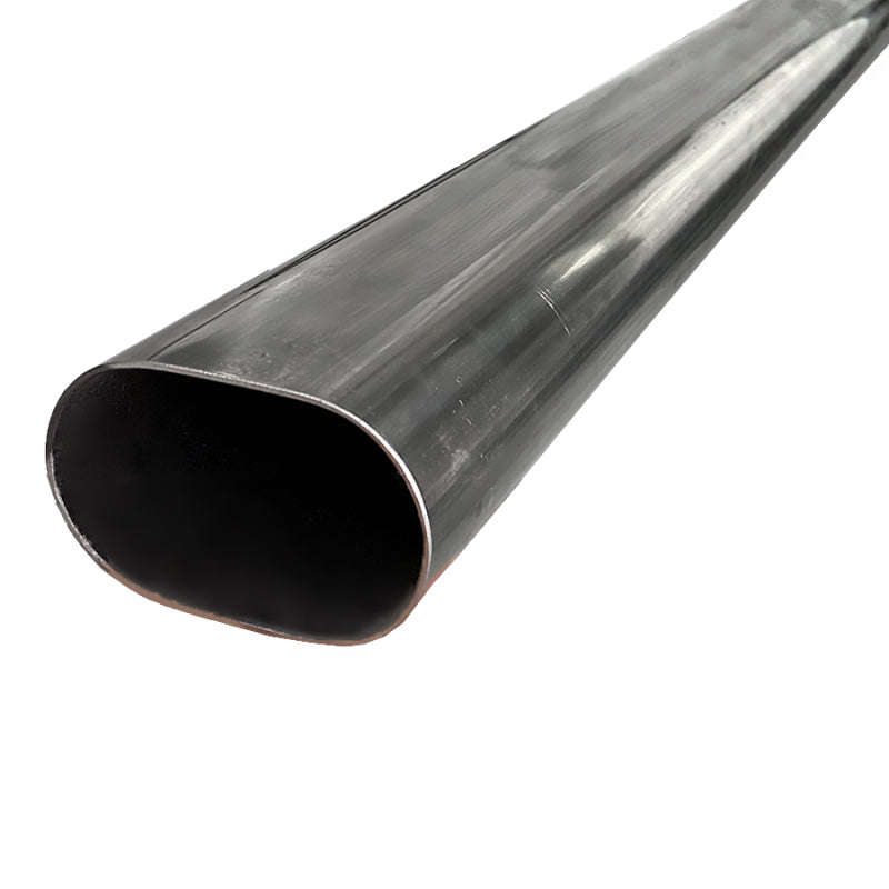 Granatelli 5ft Long 3.0in Oval Stainless Steel Tubing Steel Tubing Granatelli Motor Sports
