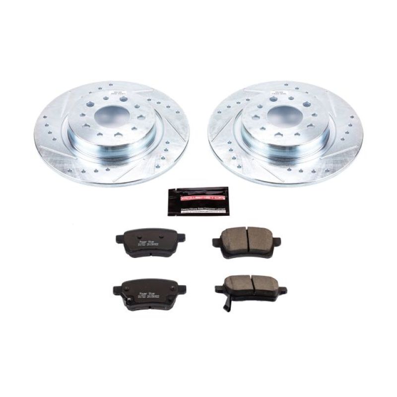 Power Stop 14-19 Fiat 500L Rear Z23 Evolution Sport Brake Kit Brake Kits - Performance D&S PowerStop