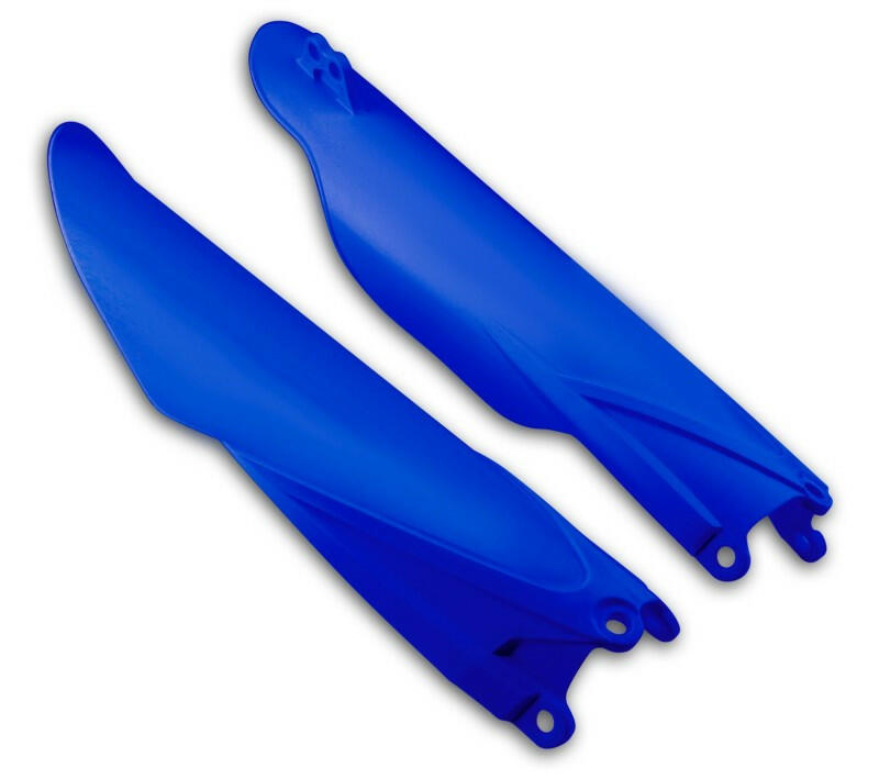 Cycra 15+ Yamaha WR250F Fork Guards - Blue Plastics Cycra