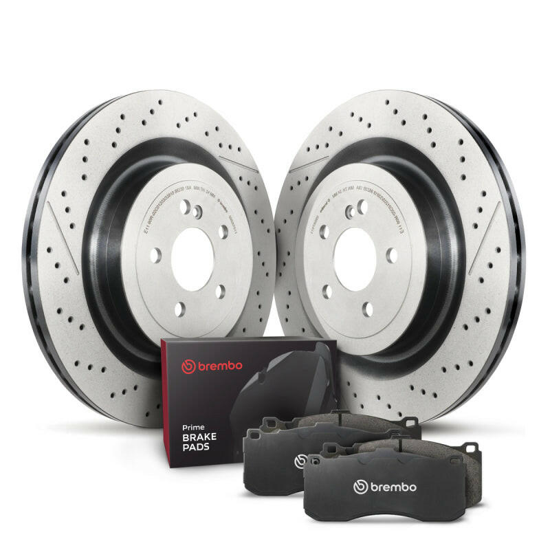 Brembo OE Front Disc Brake Kit Brake Rotors - OE Brembo OE