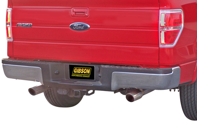Gibson 11-13 Ford F-150 FX2 3.5L 2.5in Cat-Back Dual Split Exhaust - Stainless Catback Gibson