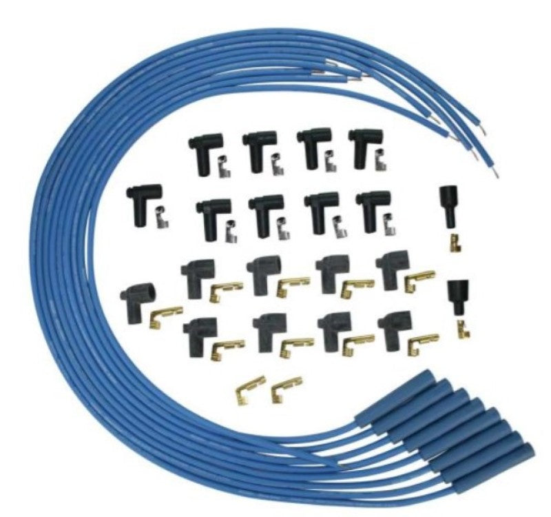 Moroso Universal Ignition Wire Set - Blue Max - Solid Core - Straight - 36in Spark Plug Wire Sets Moroso
