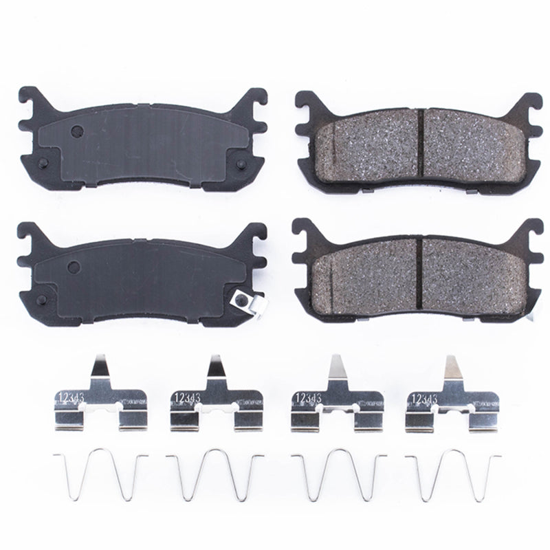 Power Stop 97-03 Ford Escort Rear Z17 Evolution Ceramic Brake Pads w/Hardware Brake Pads - OE PowerStop