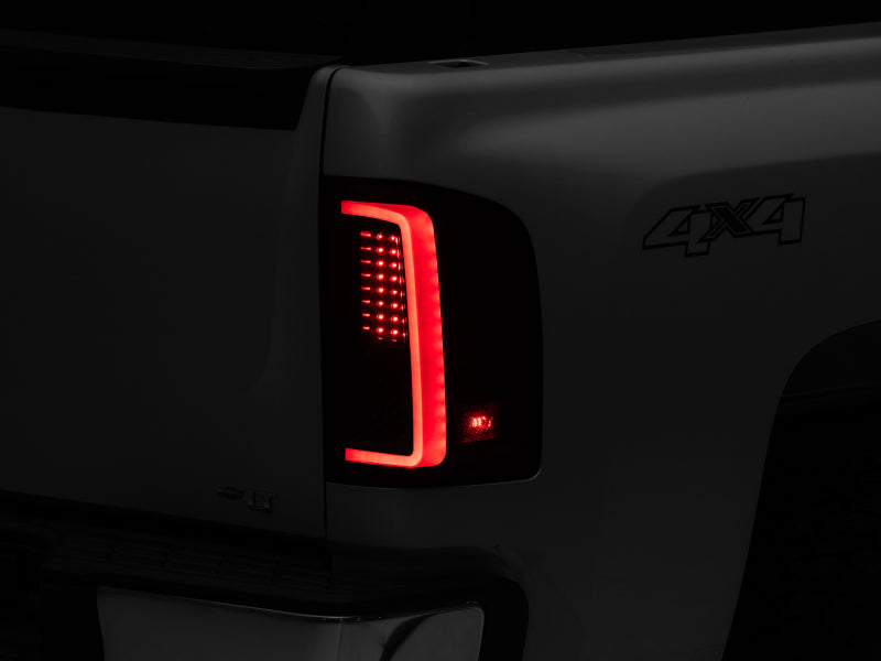 Raxiom 07-13 Chevy Silverado 1500 G2 LED Tail Lights- Black Housing (Clear Lens) Tail Lights Raxiom