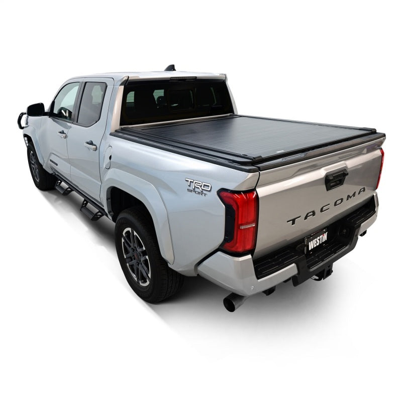 Westin 24-26 Toyota Tacoma 5ft. Bed Electric Retractable Tonneau Cover - Black Tonneau Covers - Retractable Westin