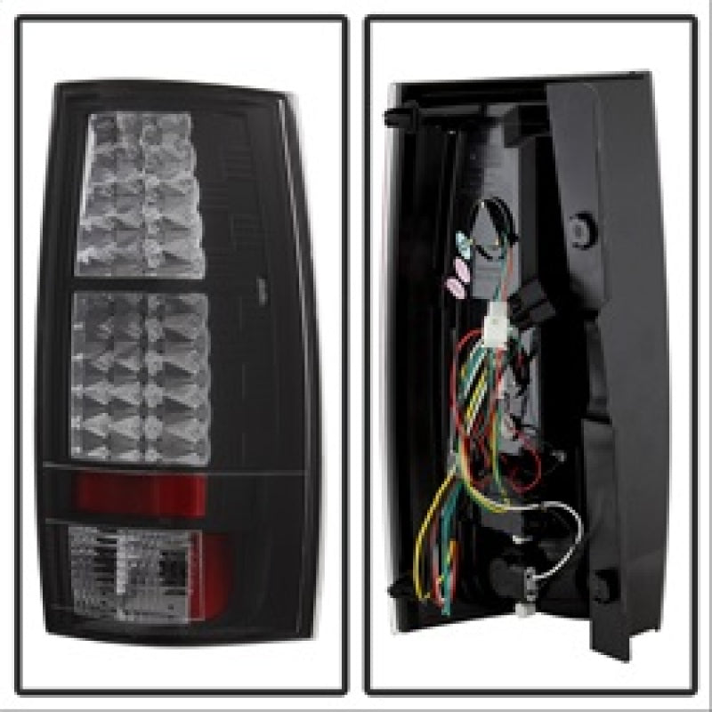 Spyder Chevy Suburban/GMC Yukon/Yukon Denali 07-14 LED Tail Lights Blk ALT-YD-CSUB07-LED-BK Tail Lights SPYDER