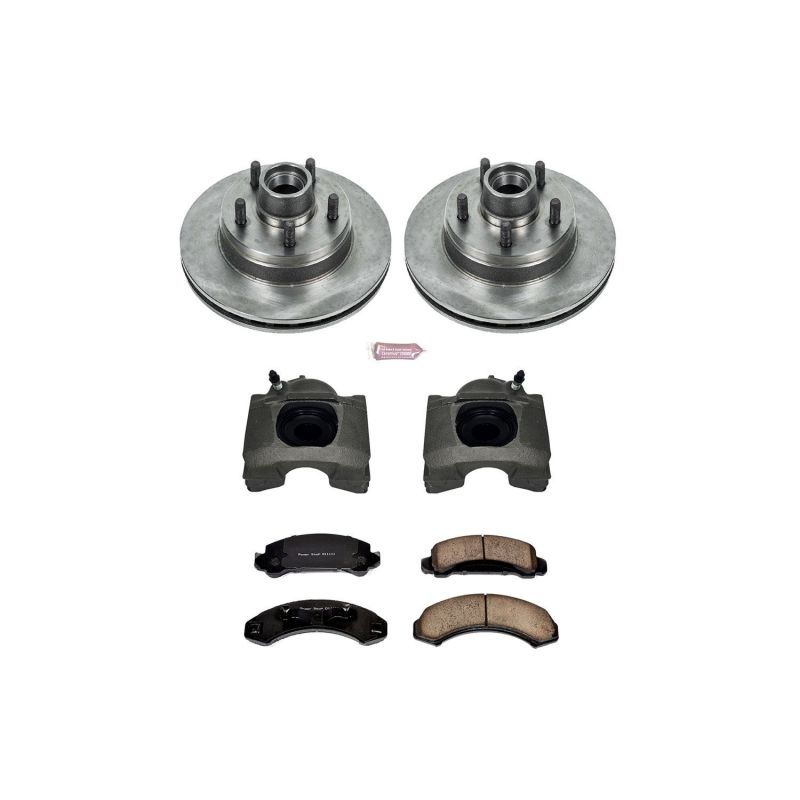 Power Stop 91-94 Ford Explorer Front Autospecialty Brake Kit w/Calipers Brake Kits - OE PowerStop