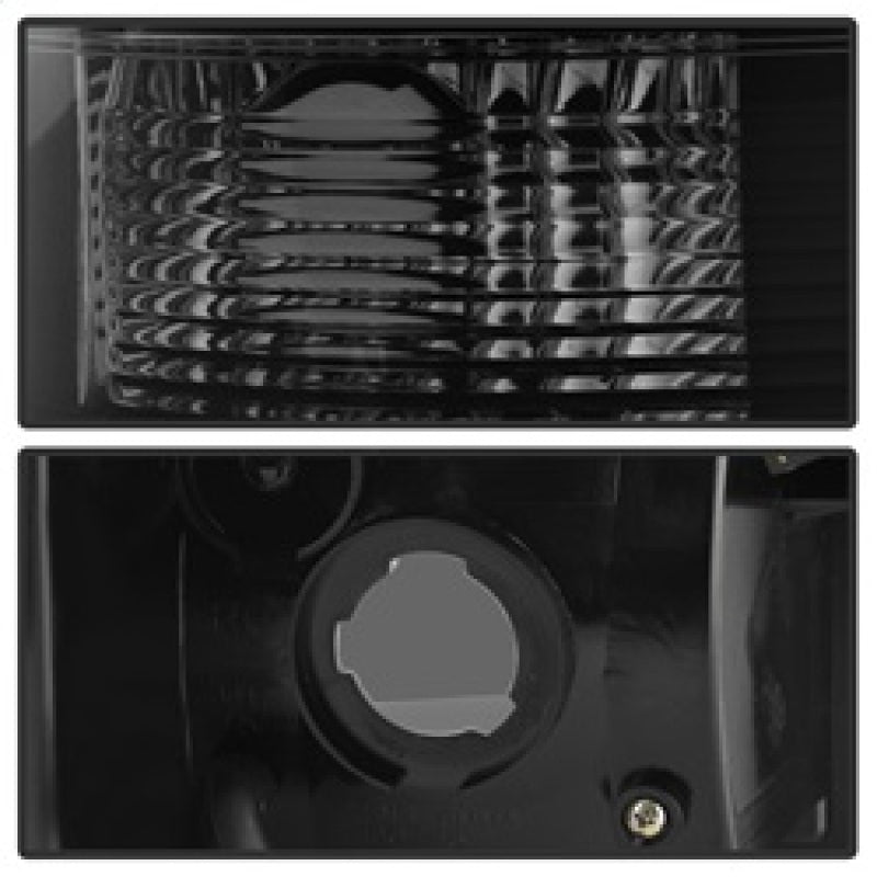 Spyder 07-13 Silverado (Will Not Work w/2010 921 Bulb)V3 Tail Lights Blk Smk ALT-YD-CS07V3-LBLED-BSM Tail Lights SPYDER