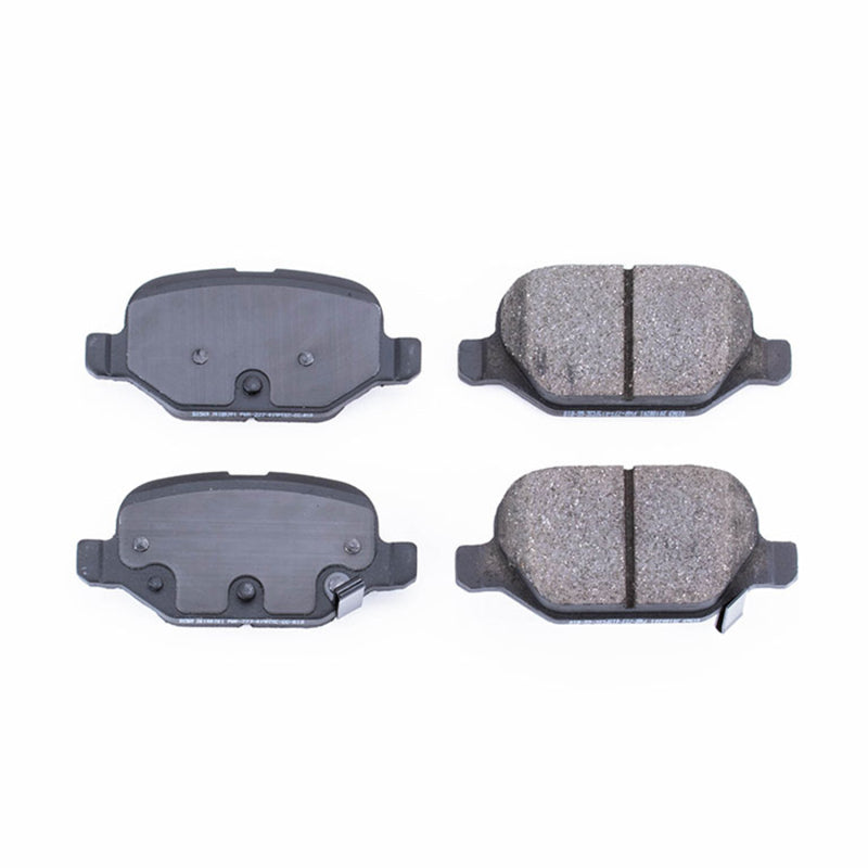 Power Stop 12-17 Fiat 500 Rear Z16 Evolution Ceramic Brake Pads Brake Pads - OE PowerStop