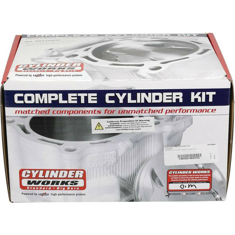 Cylinder Works 21-23 Yamaha WR 450 F 450cc Standard Bore High Compression Cylinder Kit Cylinder Kits Cylinder Works