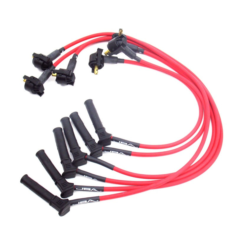 JBA 05-10 Ford Ranger 05-10 Ford Mustang 4.0L Ignition Wires - Red Spark Plug Wire Sets JBA