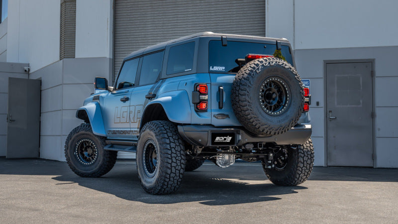Borla 22-24 Ford Bronco Raptor V6 Turbo AT 2WD / 4WD ATAK Catback Exhaust w/ 4in Black Coated Tips Catback Borla