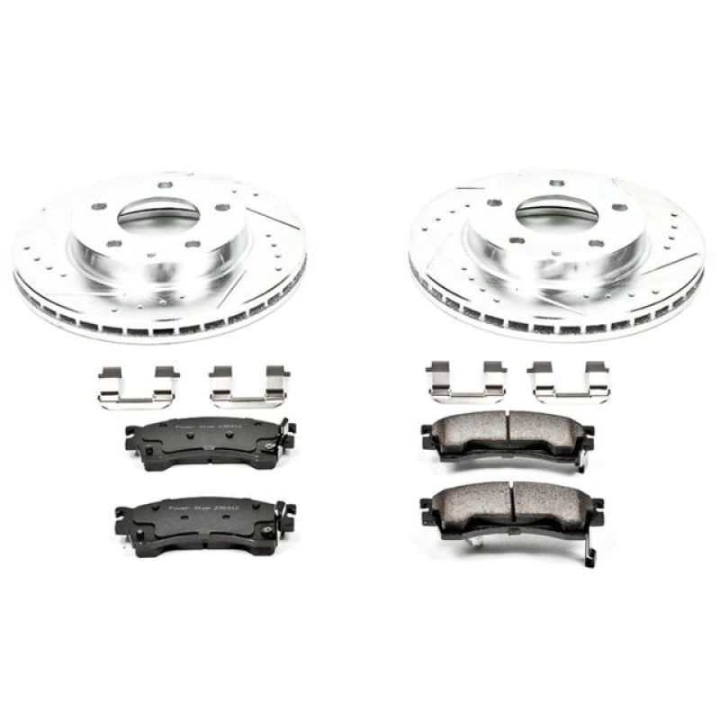 Power Stop 93-97 Ford Probe Front Z23 Evolution Sport Brake Kit Brake Kits - Performance D&S PowerStop