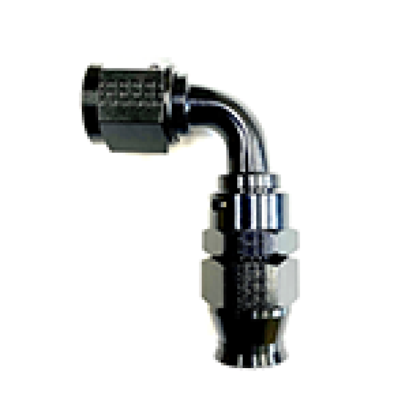 Fragola -4AN Real Street x 90 Degree Forged Hose End Black For PTFE Hose Fittings Fragola
