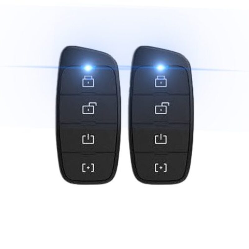 Kleinn (2) 4-Button 1-Way Remotes Antenna Upgrade 2500 ft Range Switch Panels Kleinn Air Horns