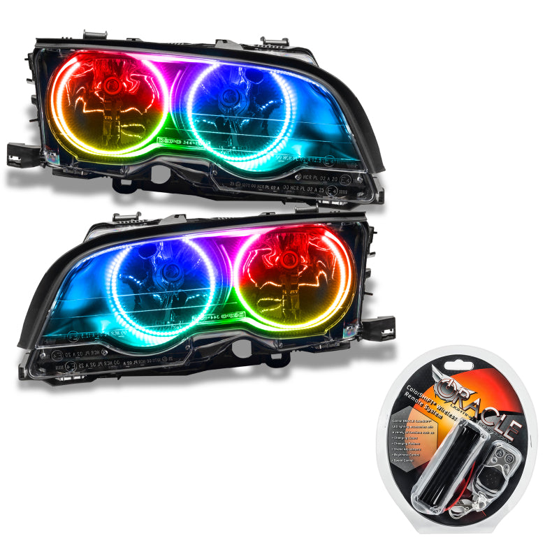 Oracle 99-01 BMW 3 Series Coupe HL - (Halogen) - ColorSHIFT Headlights ORACLE Lighting