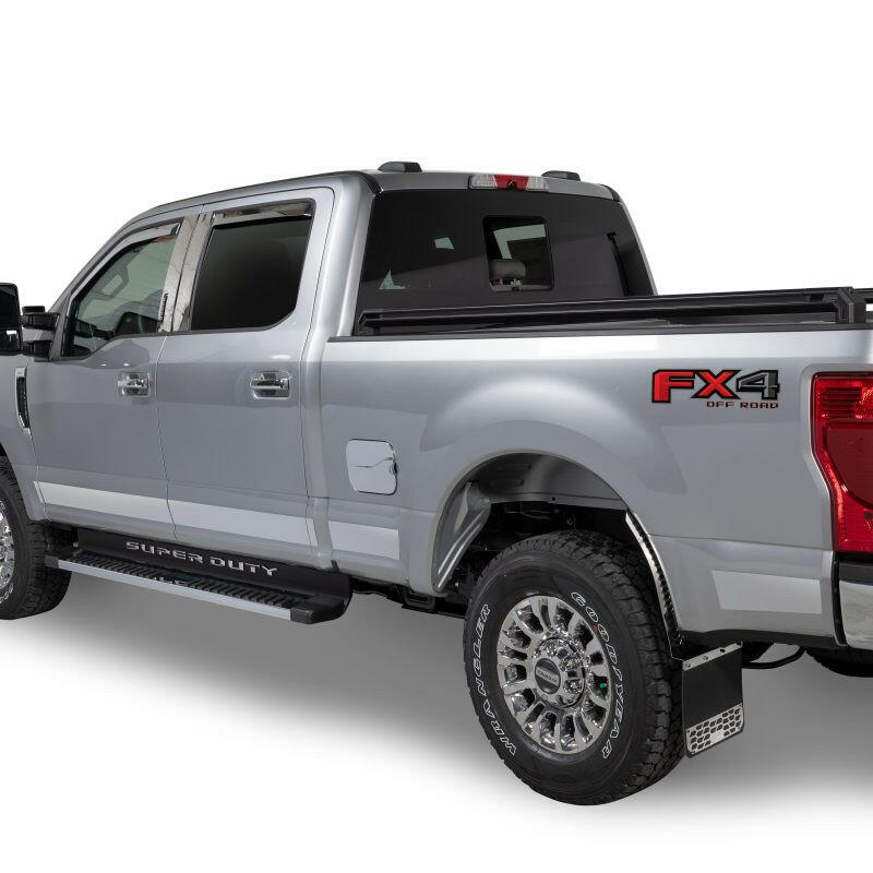 Putco 09-14 Ford F-150 Super Cab 6.5 (w/o Factory Fender Flares) 10pcs 7in Wide Pro SS Rocker Panels Body Armor & Rock Rails Putco
