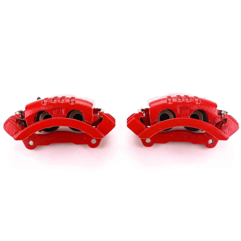 Power Stop 06-08 Dodge Ram 1500 Rear Red Calipers w/Brackets - Pair Brake Calipers - Perf PowerStop