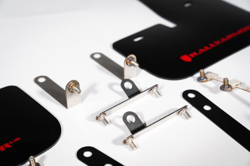 Rally Armor 23-25 Toyota GR Corolla Black UR Mud Flap w/Red Logo Mud Flaps Rally Armor