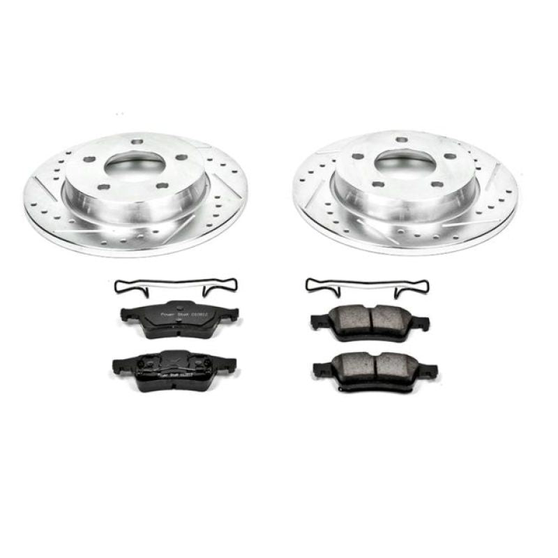 Power Stop 04-05 Mazda 3 Rear Z23 Evolution Sport Brake Kit Brake Kits - Performance D&S PowerStop