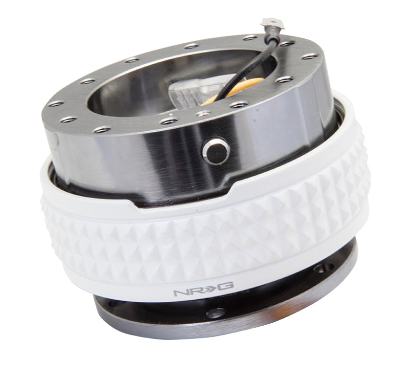 NRG Quick Release Kit - Pyramid Edition - Gunmetal Body / Glow In The Dark Pyramid Ring Quick Release Adapters NRG