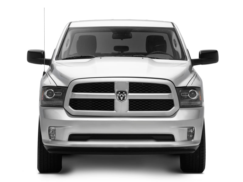 Raxiom 09-18 Dodge RAM 1500 LED Halo Headlights w/Switchback Turn Signals- Blk Housing (Clear Lens) Headlights Raxiom
