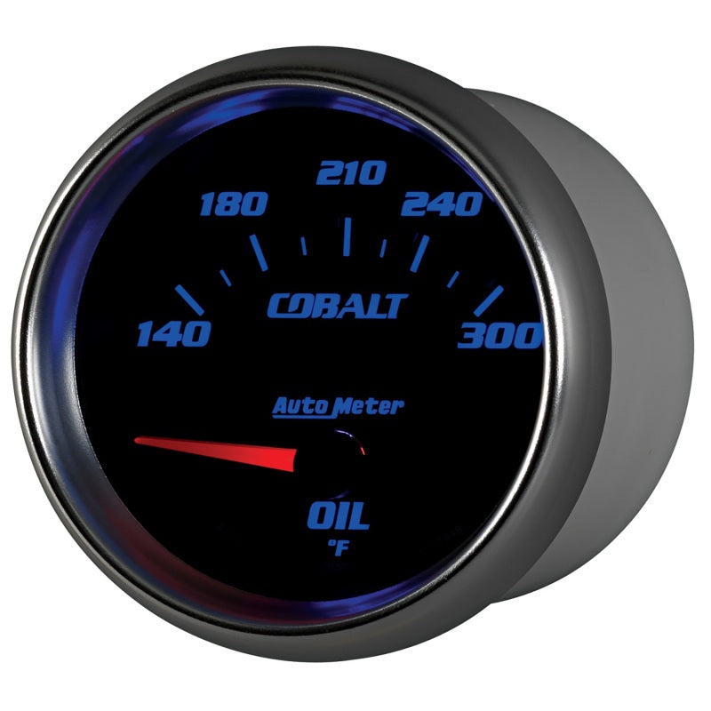 Autometer Cobalt 66.7mm 140-300 Degree F Electric Oil Temperature Gauge Gauges AutoMeter