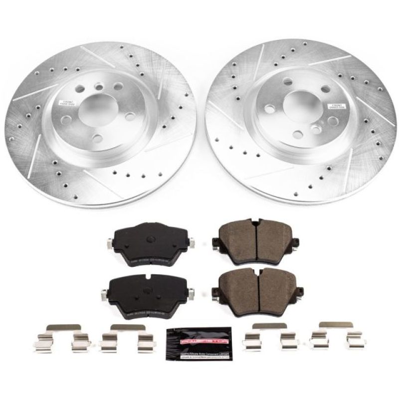 Power Stop 16-19 BMW X1 Front Z23 Evolution Sport Brake Kit Brake Kits - Performance D&S PowerStop