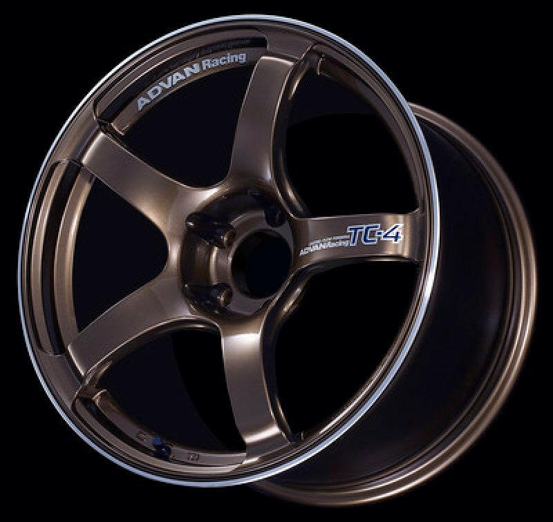 Advan TC4 17x9.0 +45 5x114.3 Umber Bronze Metallic and Ring Wheel Wheels - Cast Advan