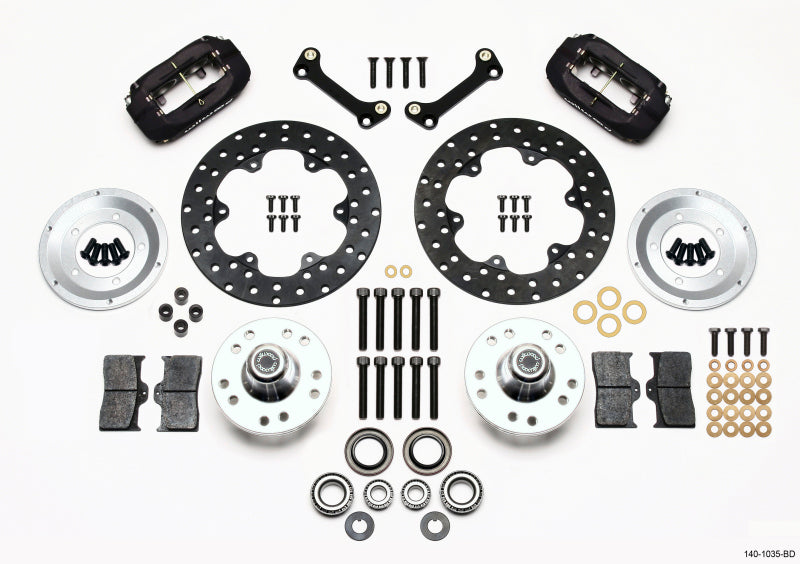 Wilwood Forged Dynalite Front Drag Kit Drilled Rotor 82-92 Camaro/Firebird Big Brake Kits Wilwood