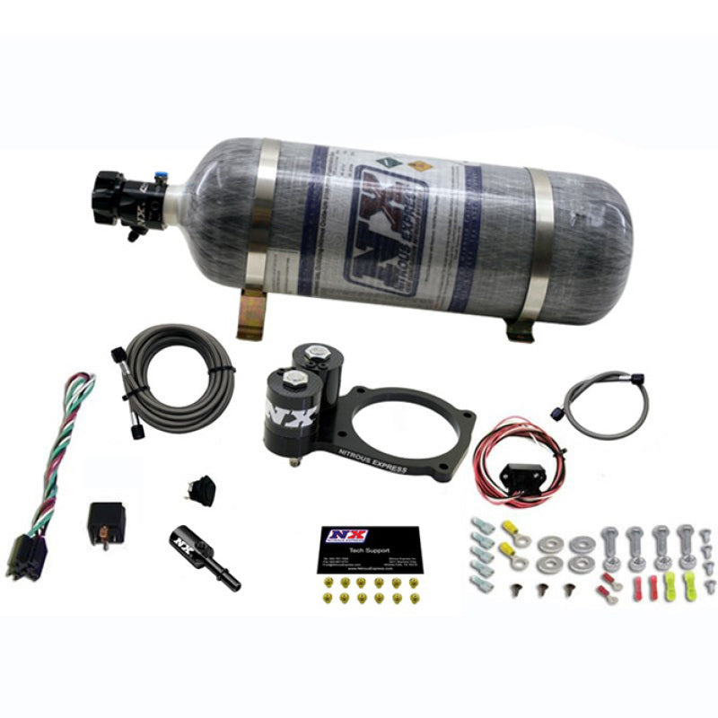 Nitrous Express Dodge Hellcat/Demon Nitrous Plate Kit w/12lb Bottle Nitrous Systems Nitrous Express