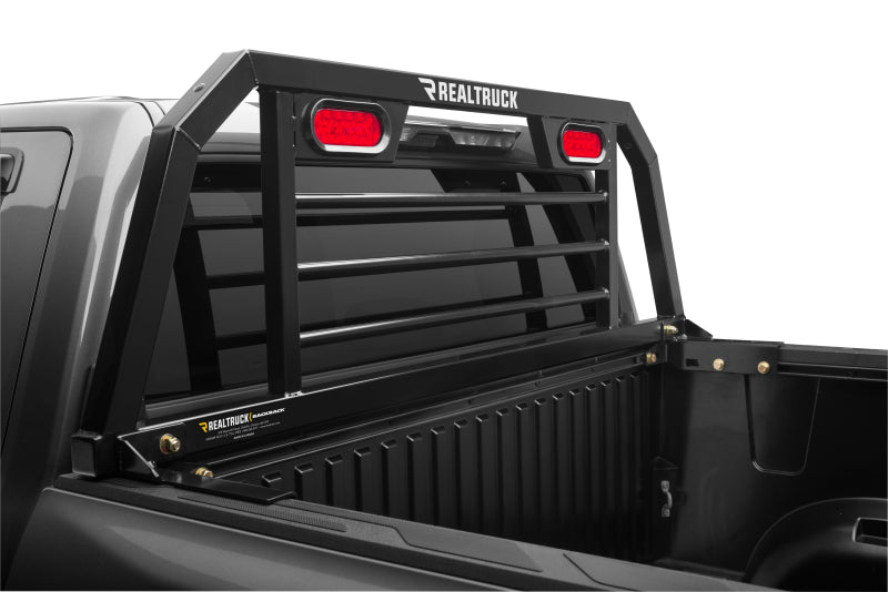 BackRack 99-24 Ford F-250/350/450 SuperDuty (17-24 Alum. Body) SRL Rack Lighted Frame ONLY Req. HW Headache Racks BackRack