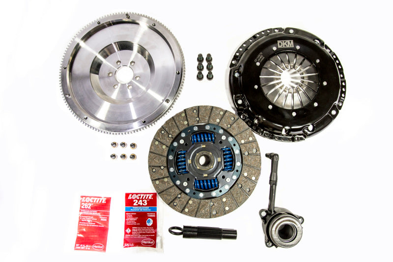 DKM Clutch 2.0 VW/Audi A3 FSI 6 Bolt Sprung Organic MB Clutch w/Steel Flywheel (440 ft/lbs Torque) Clutch Kits - Single DKM Clutch